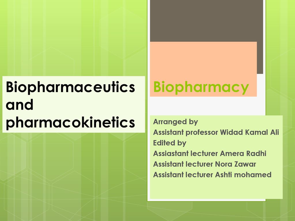 Biopharmaceutics And Pharmacokinetics - Ppt Download