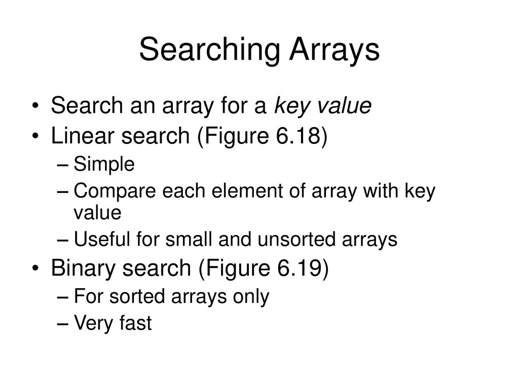 C Arrays (2) (Chapter 6) ECET ppt download