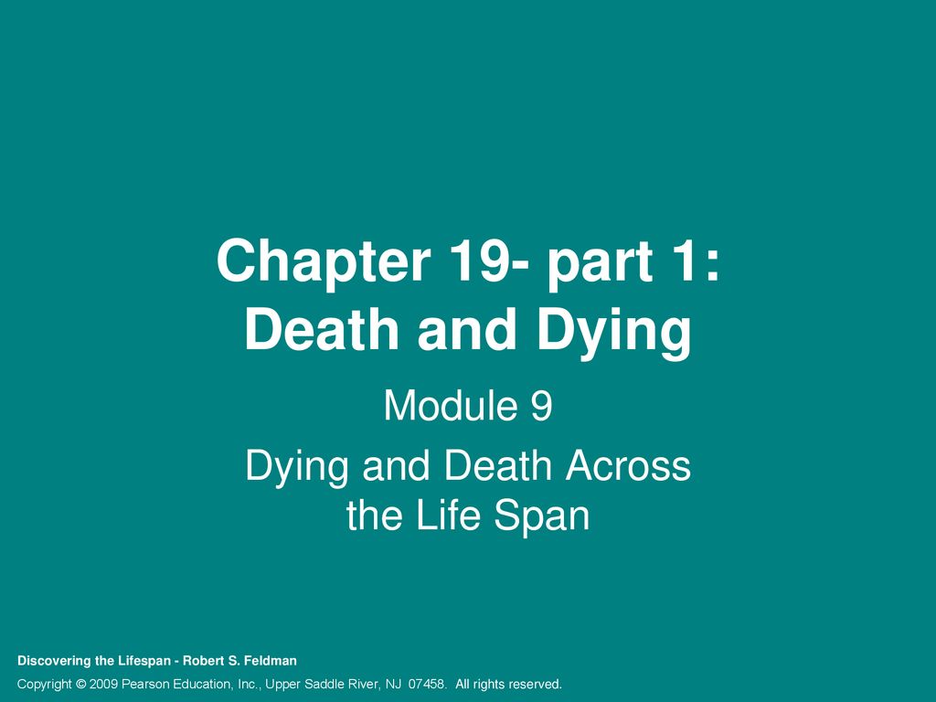 Chapter 19- Part 1: Death And Dying - Ppt Download