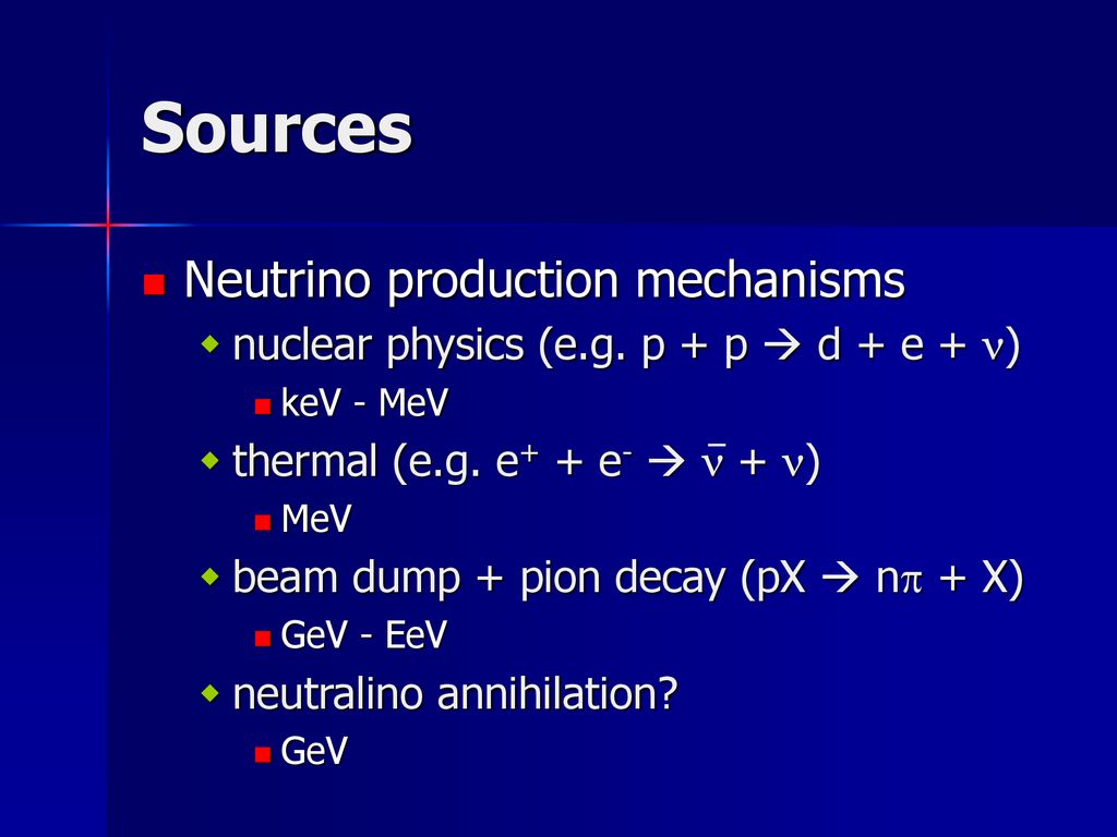 Neutrino astrophysics - ppt download