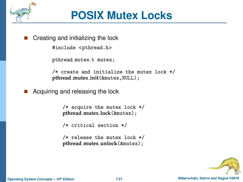 Chapter 7 synchronization examples ppt download