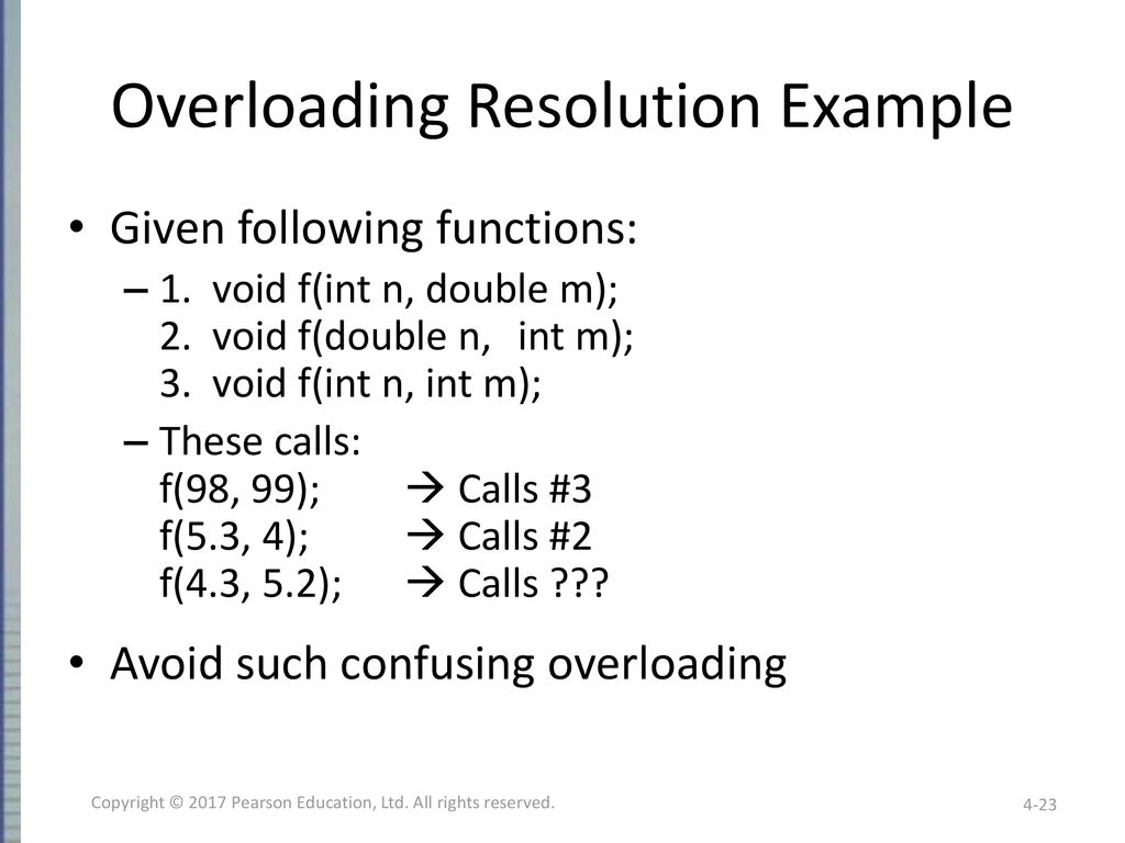 Parameters and Overloading - ppt download