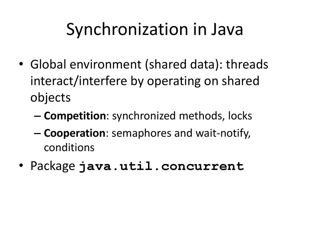 Distributed Systems 2. Java Threads - ppt download