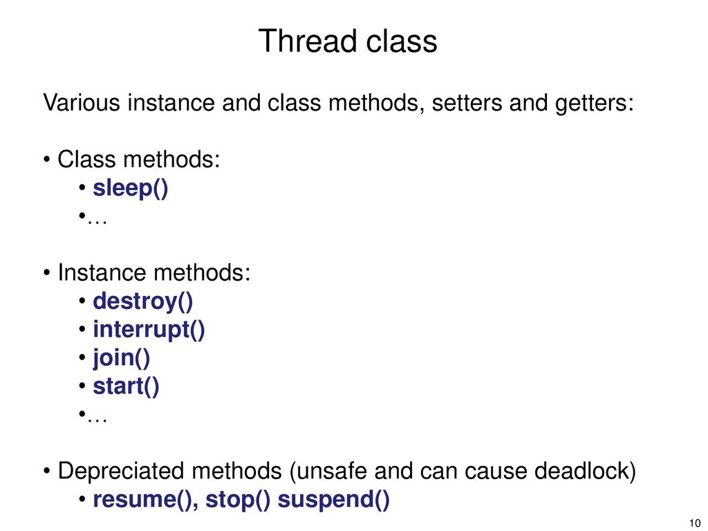 Programming with Shared Memory Java Threads and Synchronization - ppt ...
