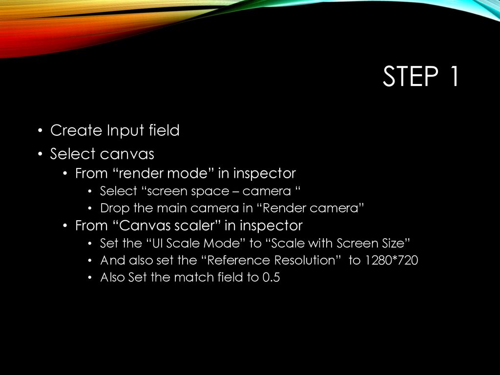 Create a simple ui game in 10 steps ppt download
