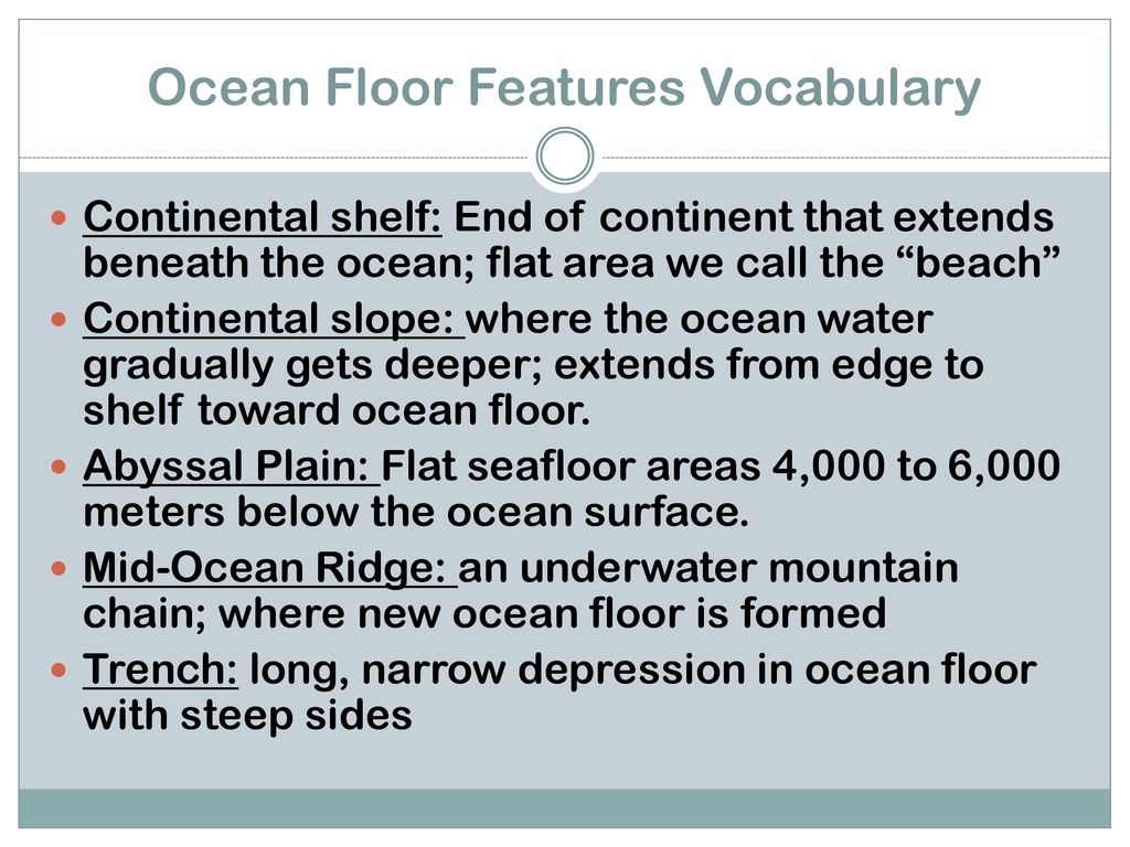 Vocabulary Test Feb 3 Oceans Ppt Download