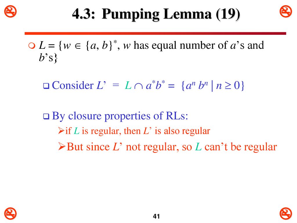 Chapter 4 Properties Of Regular Languages Ppt Download