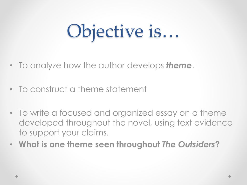 the outsiders critical analysis