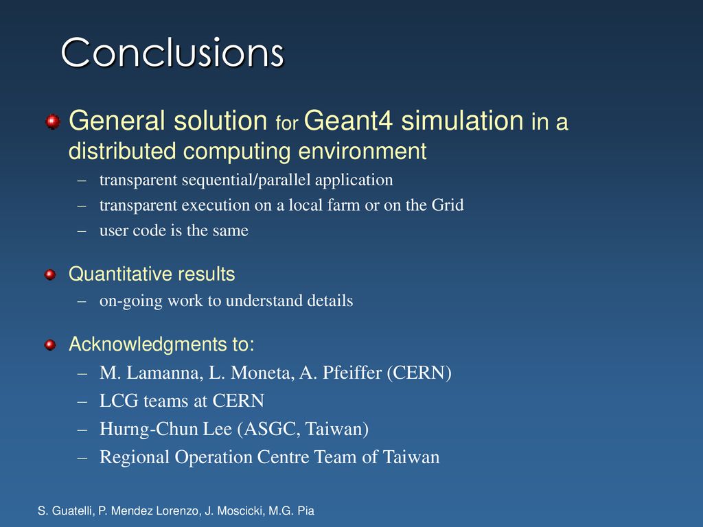 Simulation in a Distributed Computing Environment - ppt download