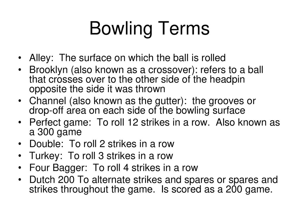 Bowling Info. - ppt download
