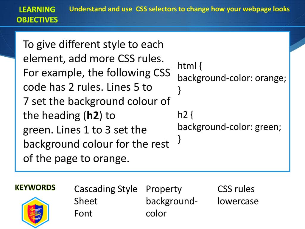 Lesson 4 – Introduction to CSS - ppt download