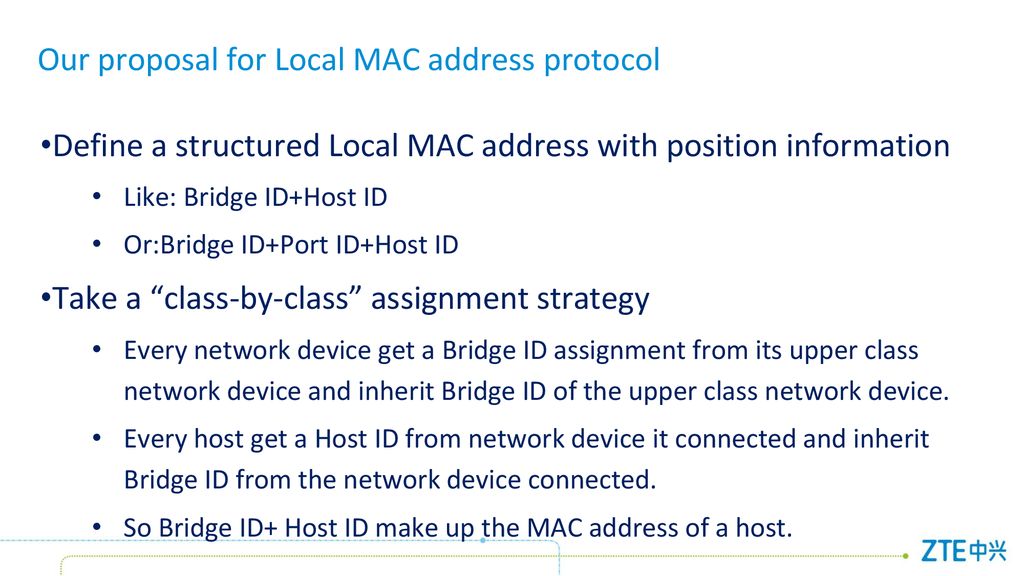 mac address assignment authority