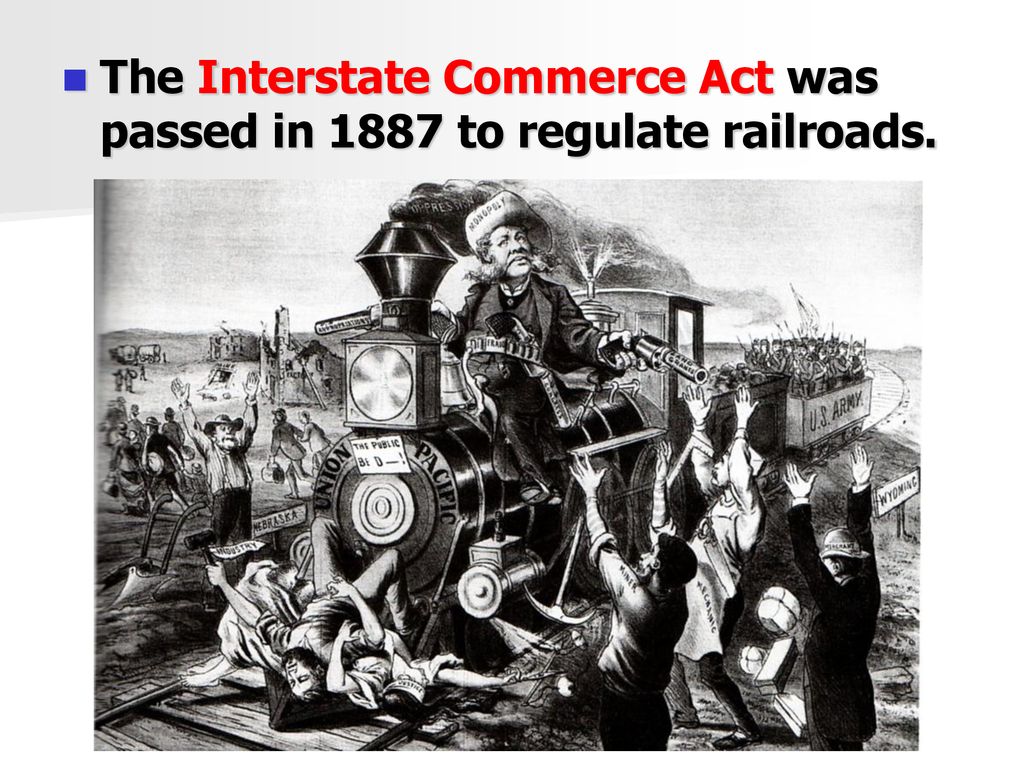 interstate commerce act of 1887