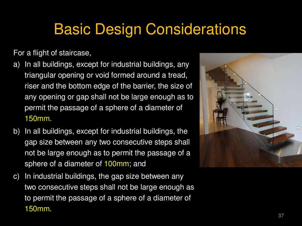 Stair Design Considerations