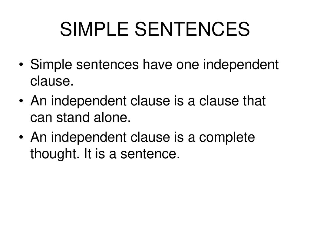 SENTENCES. - ppt download