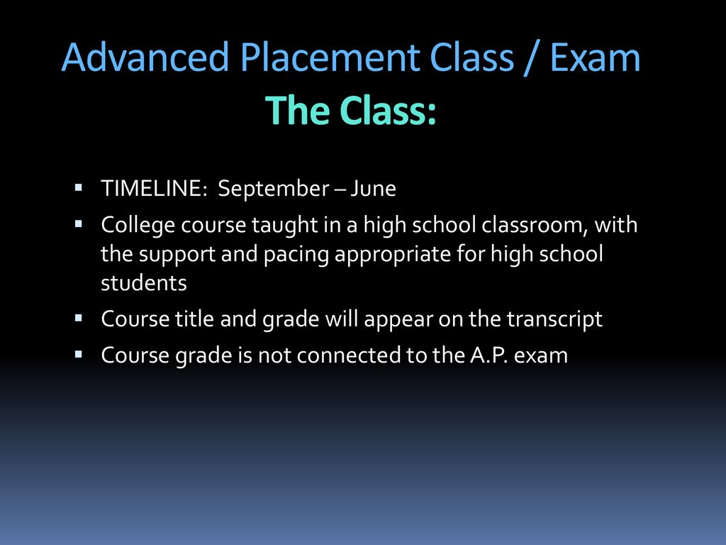 THE Advanced Placement & HONORS PROGRAM - ppt download