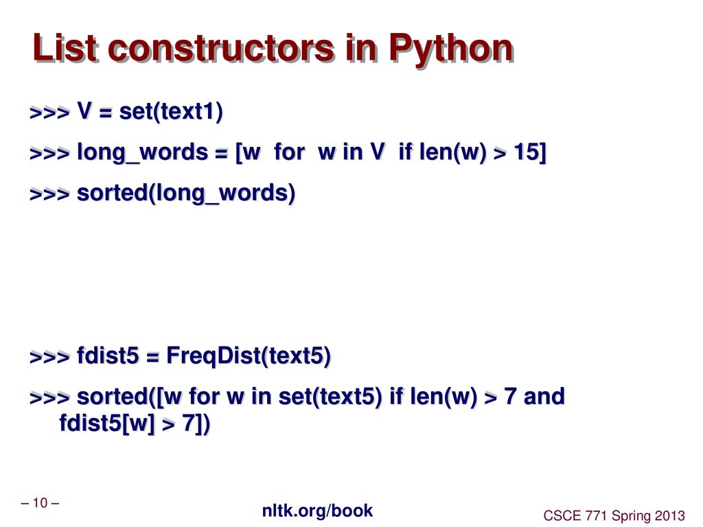 CSCE 771 Natural Language Processing - ppt download