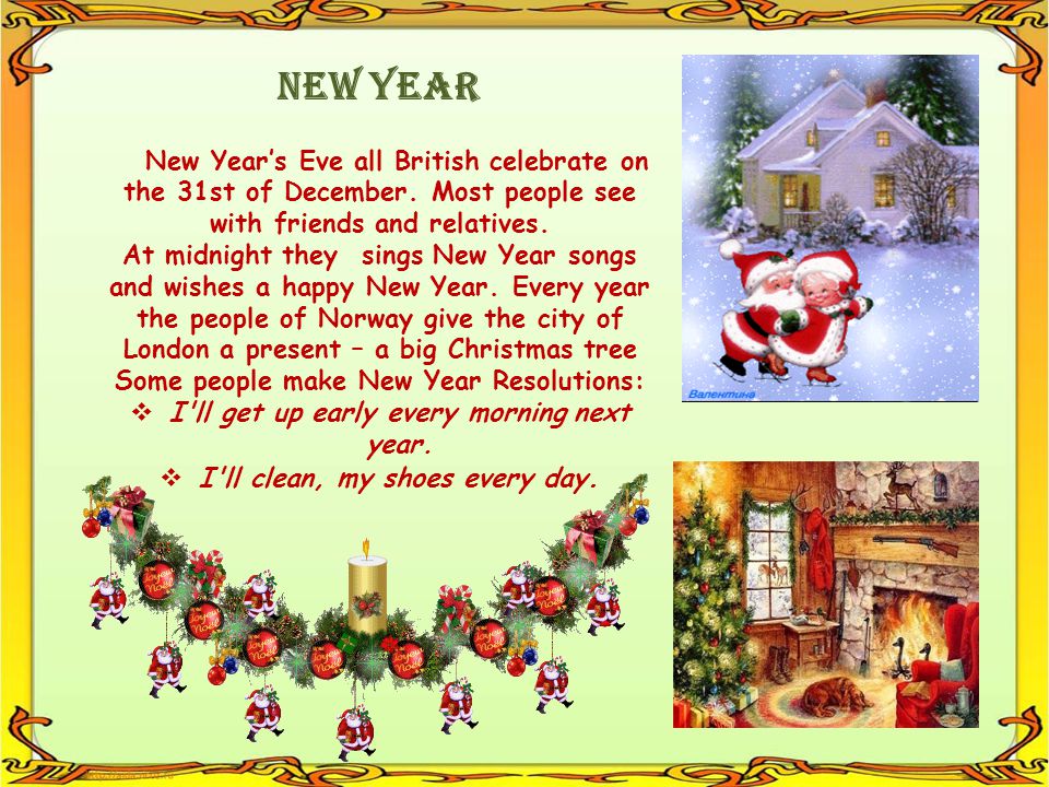 Новый год слова английский. Новый год на английском. Новогодний текст на английском. Новый год на английском праздник. Проект по английскому новый год.
