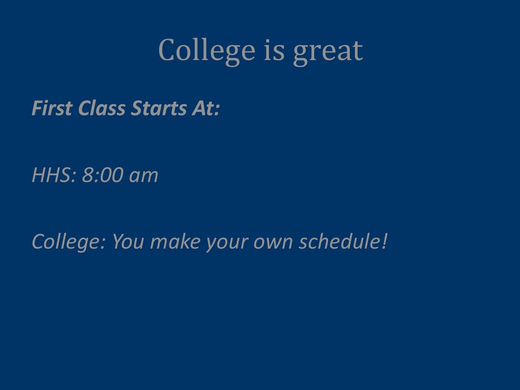 More school? College ppt download
