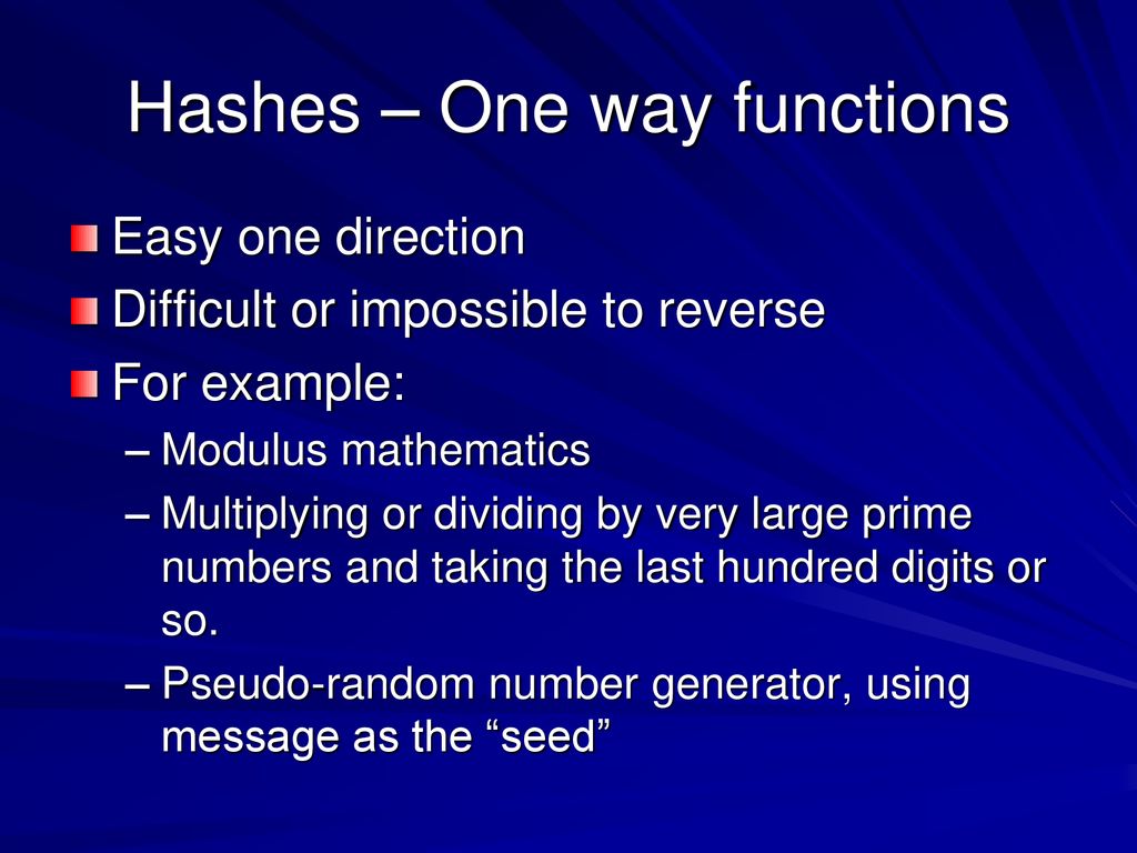 MSIT 543 Cryptography Concepts and Techniques Hashes - ppt download