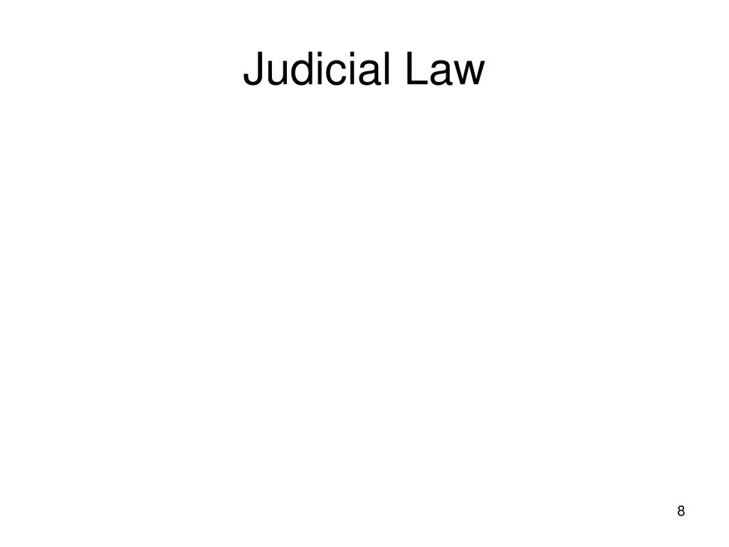 Judicial Law
