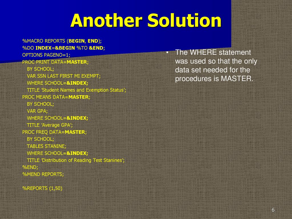 Using macros to solve the collation problem ppt download