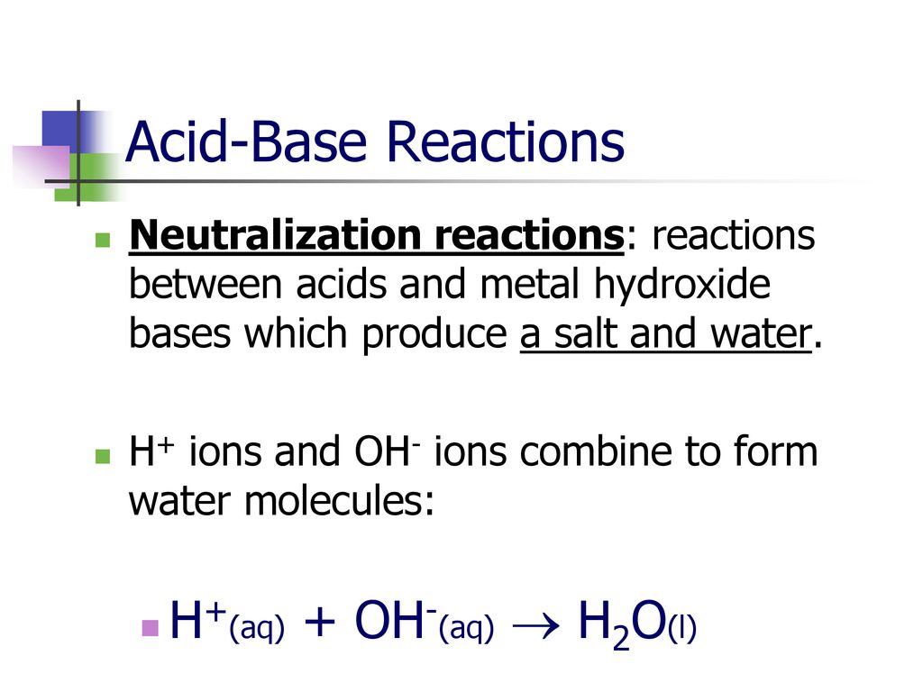 ACIDS and BASES Chapter ppt download