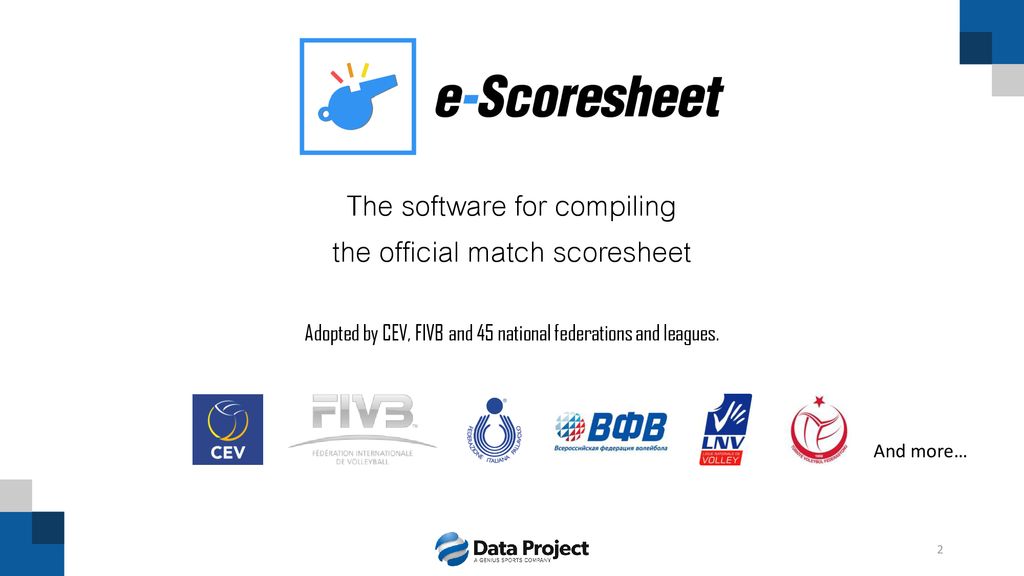 E-Scoresheet. - ppt download