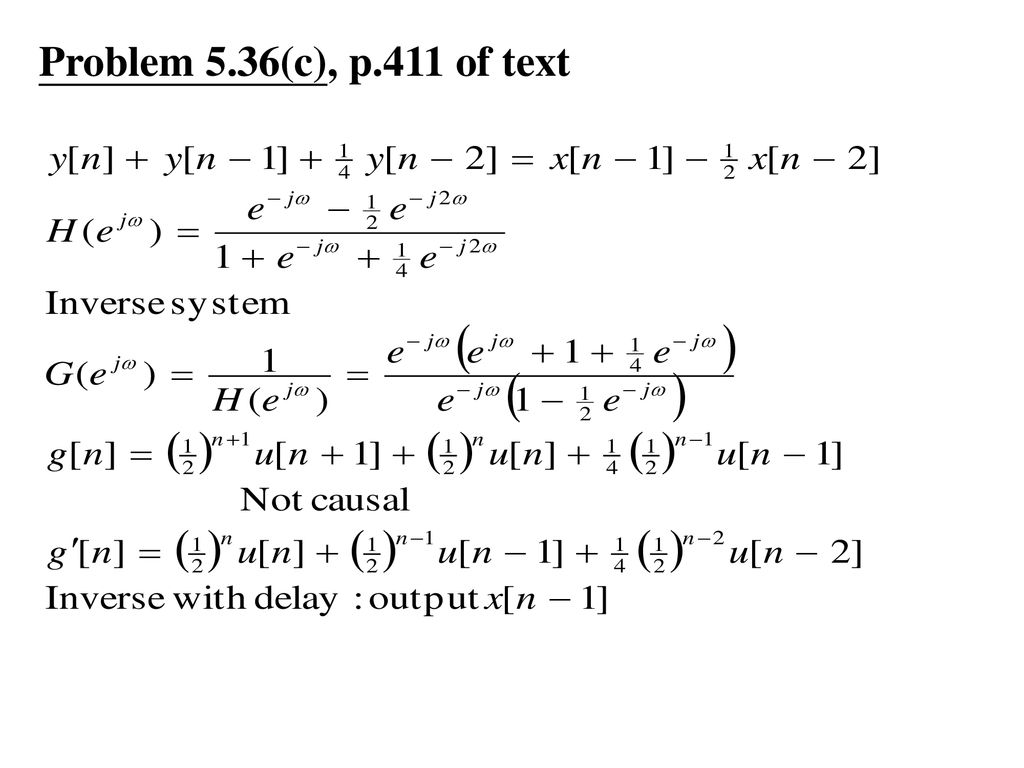 5 0 Discrete Time Fourier Transform Ppt Download