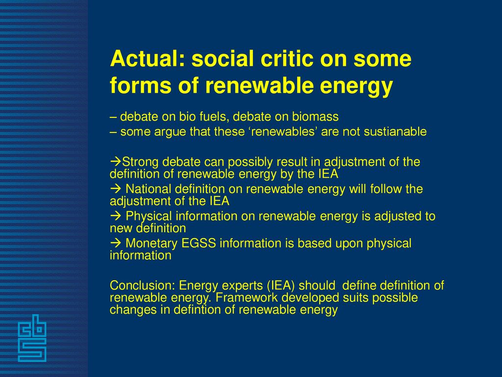 Actual: social critic on some forms of renewable energy