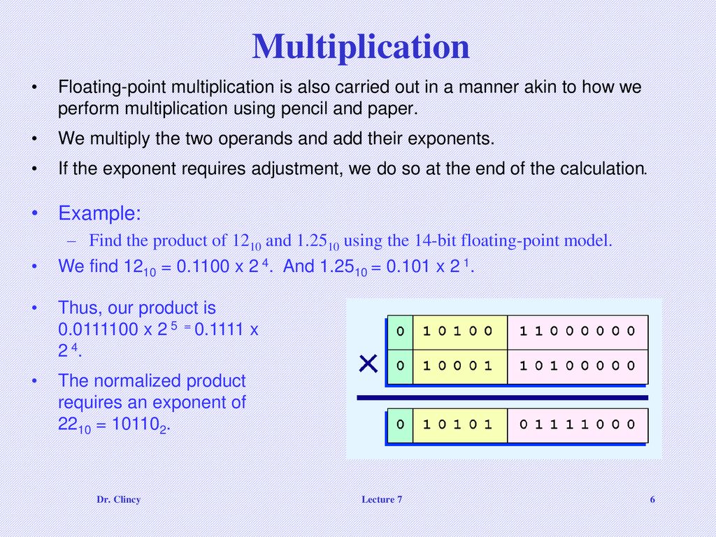 Floating Point Numbers - continuing - ppt download