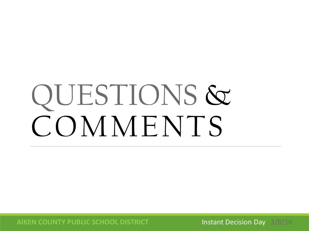 Aiken county public school district ppt download
