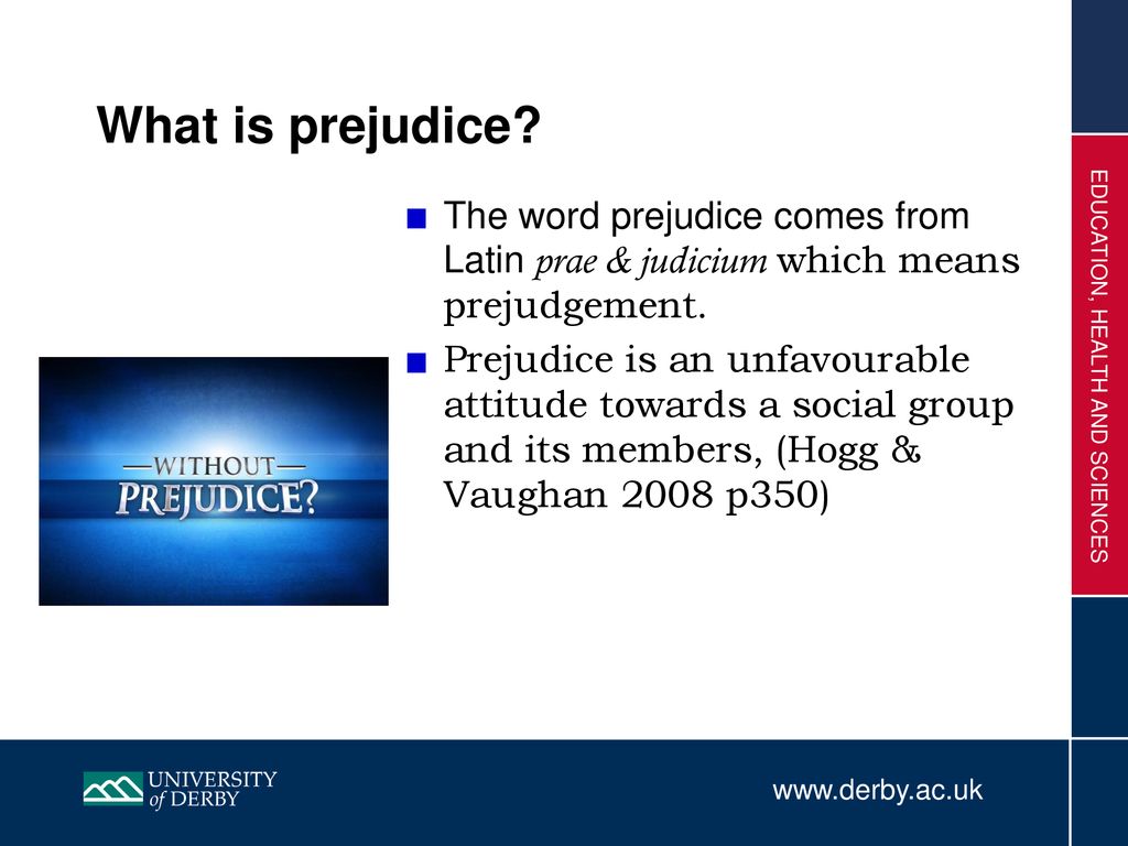 Learning Outcomes Discuss the meaning of Prejudice - ppt download