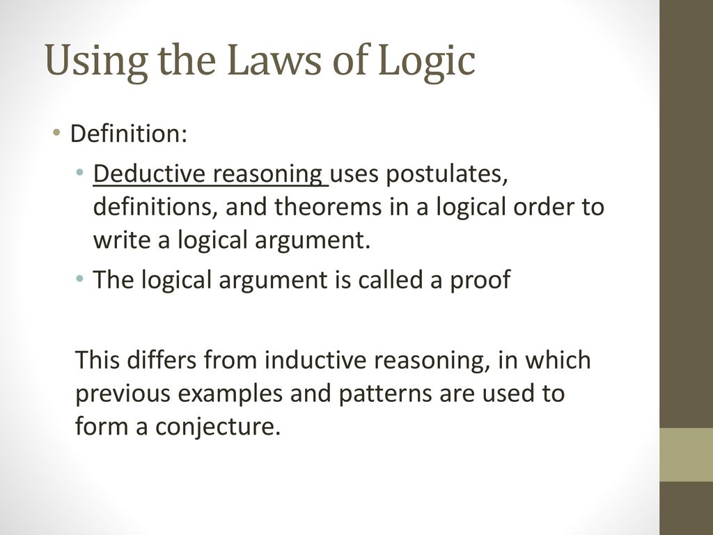Two Column Proofs PROOF Geometry. ppt download