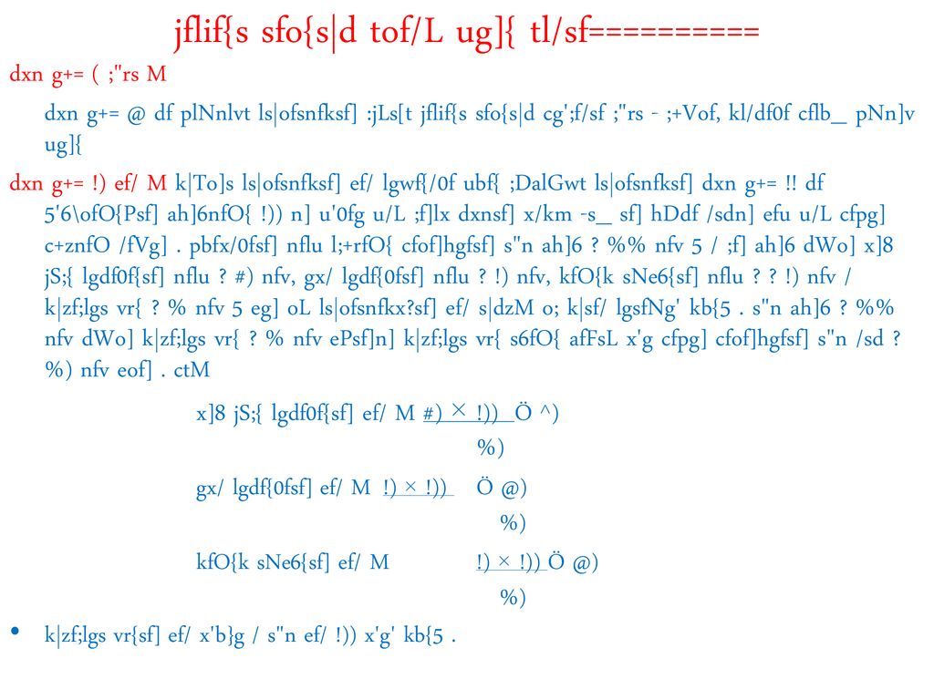 Sf If Tyf N Vf Lgogqs Sfof No Nlntk Ppt Download