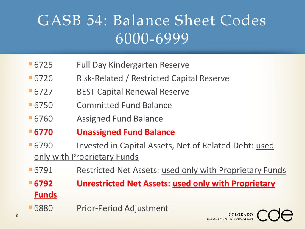 Gasb 54 fund equity accounts ppt download