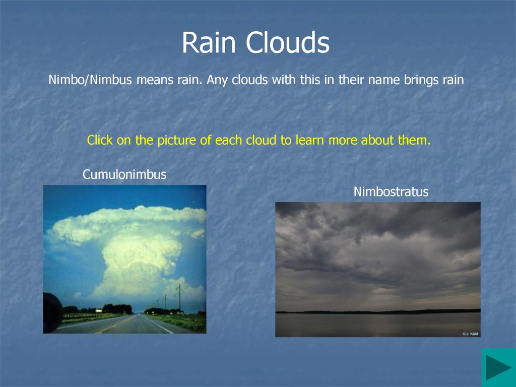 Identifying Clouds And Precipitation Ppt Download