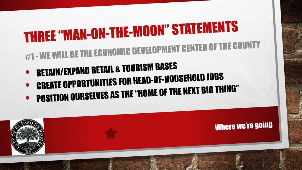 Three man-on-the-moon statements