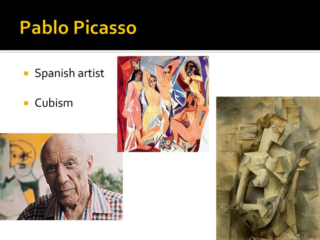 Pablo Picasso Spanish artist Cubism