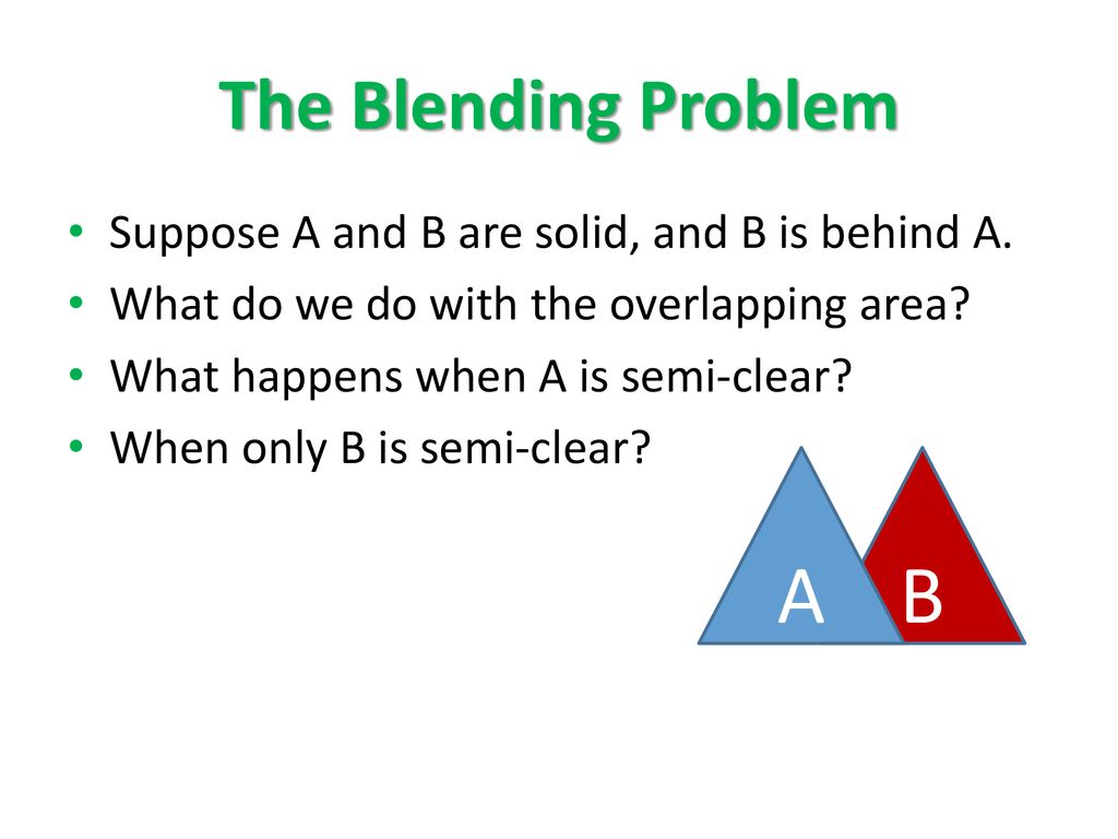 Blending CSCI 440 textbook section ppt download