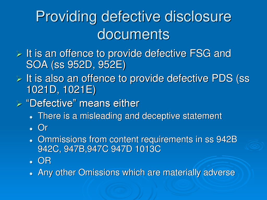 Conduct and disclosure in the investment advisory process ppt download