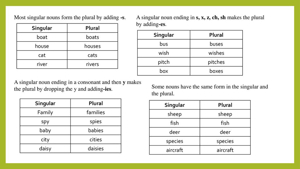 Wordwall plurals spotlight 3. Singular plural правило. Plurals схема. Single and plural Nouns. Примеры Noun singular и plural.