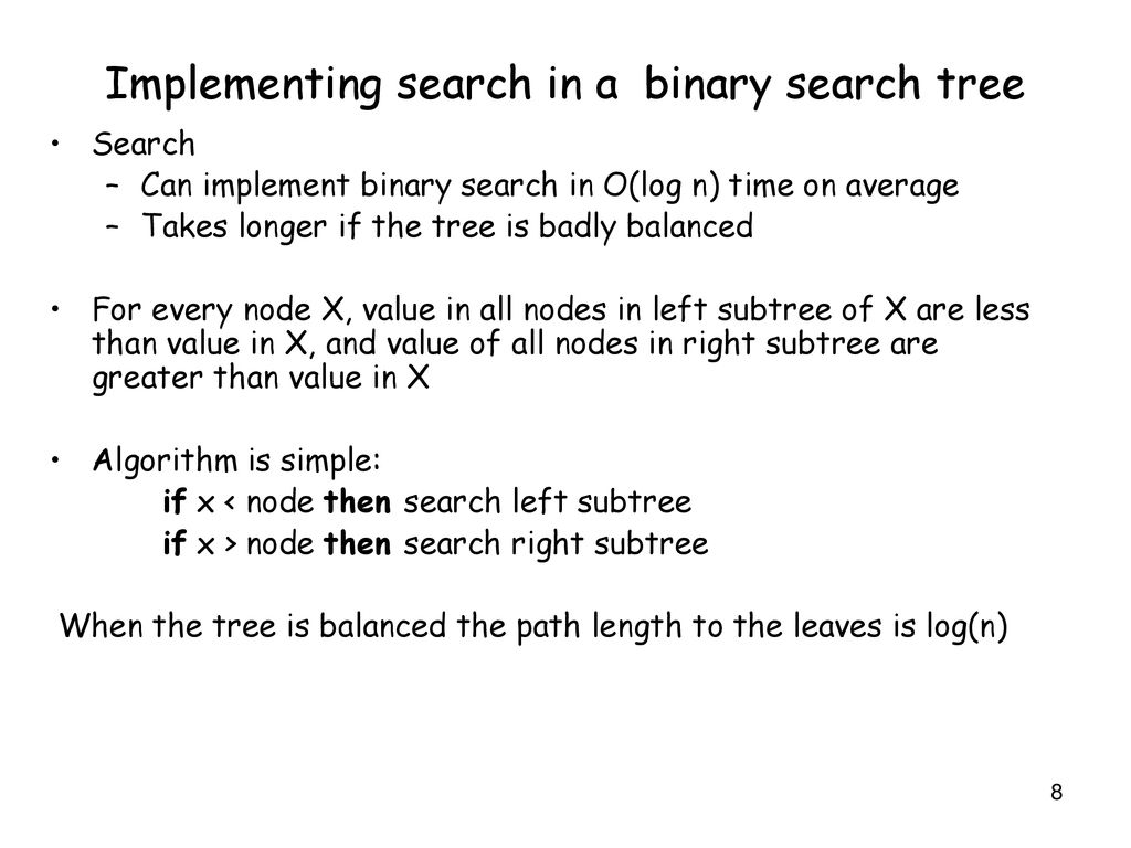 Binary Search Trees. - ppt download