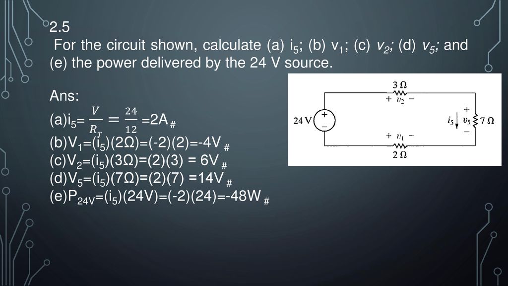 Electric Circuits Assessment Problems Ppt Download Electric Circuits Assessment Problems Ppt Download