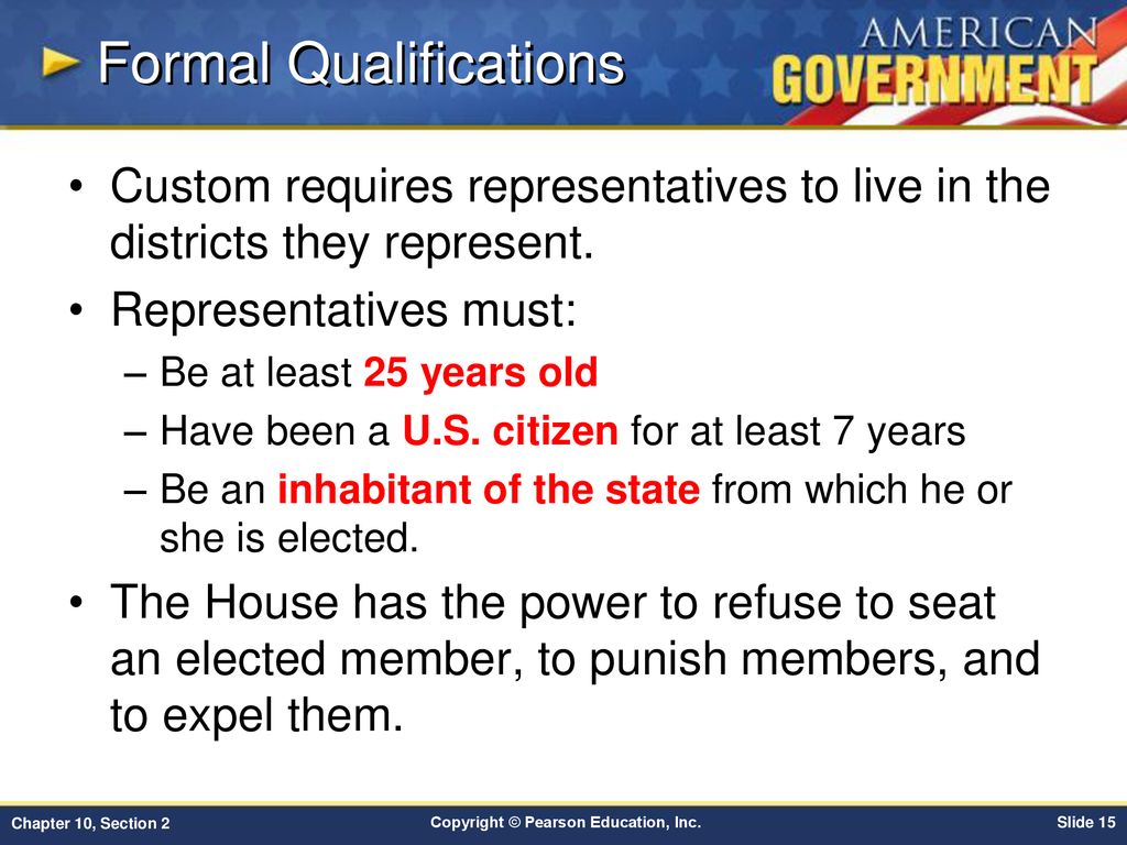 Chapter 10 Congress Section 2 ppt download