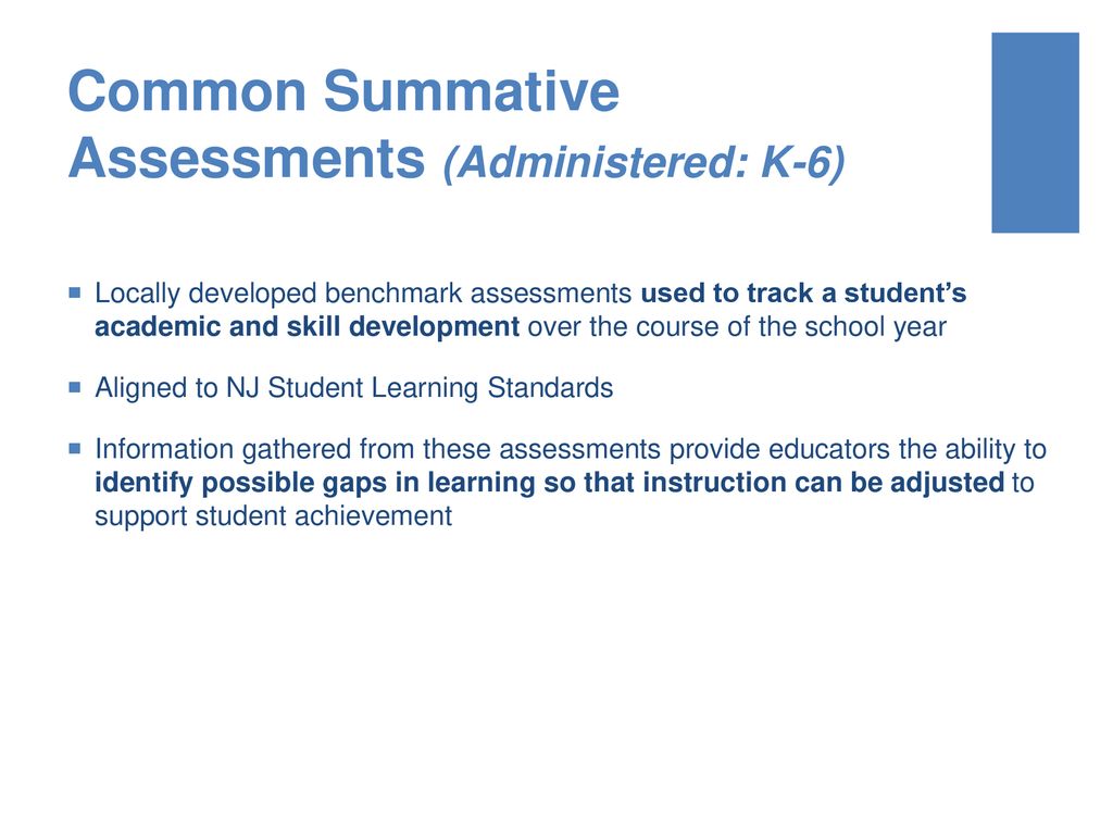 Assessment Overview School Year - ppt download