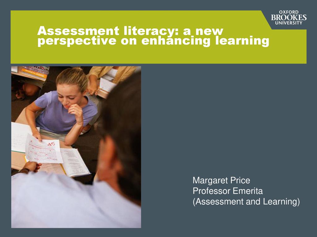 Assessment literacy: a new perspective on enhancing learning - ppt download