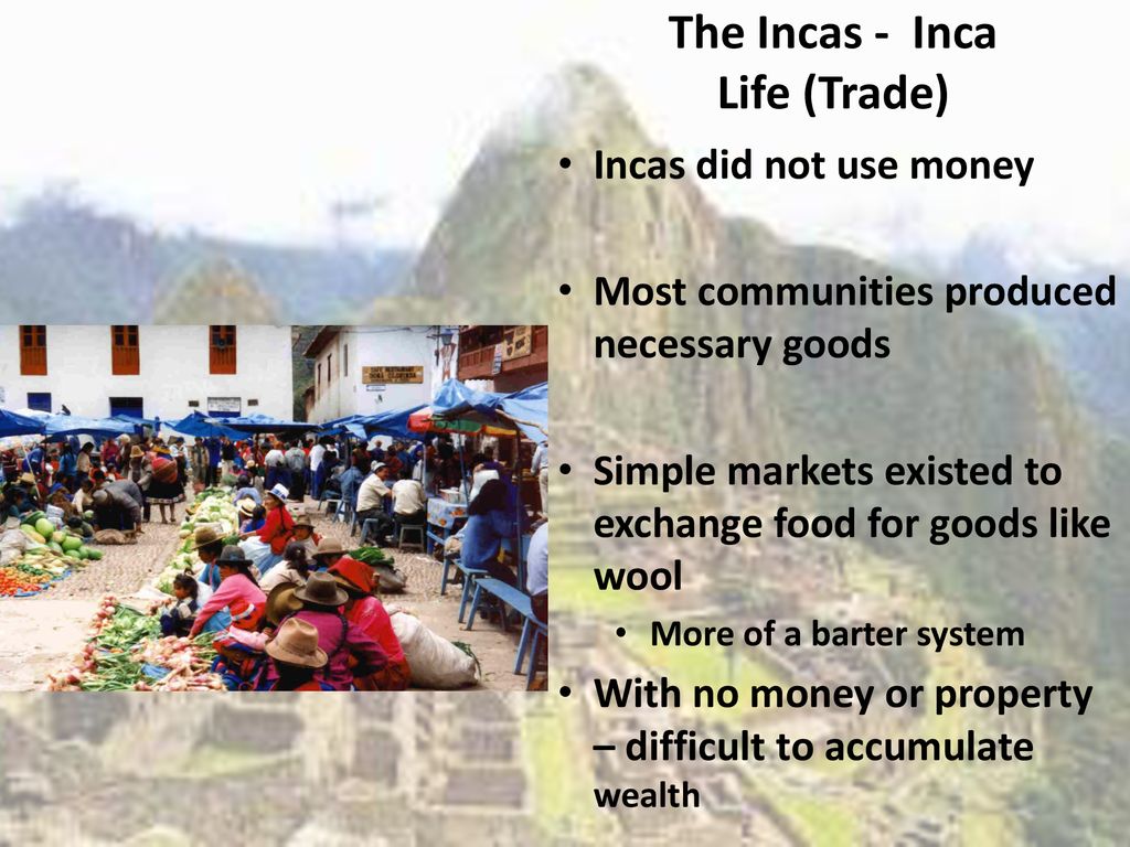 inca trade system