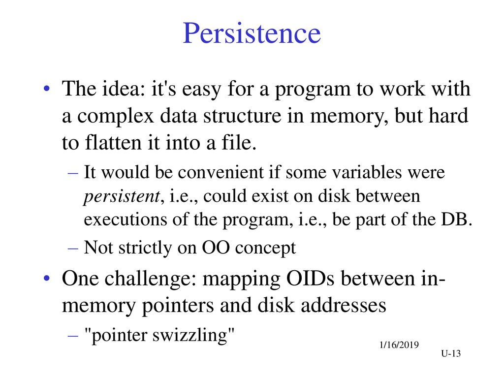 Highlights of object database systems ppt download