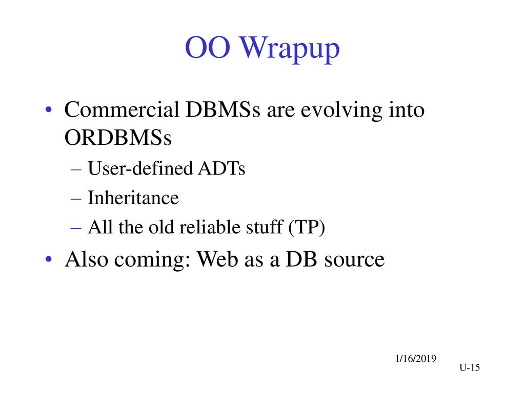 highlights-of-object-database-systems-ppt-download